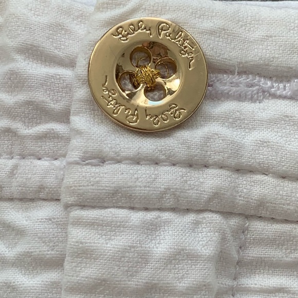 Lilly Pulitzer Skort White Scalloped Colette - Picture 4 of 9